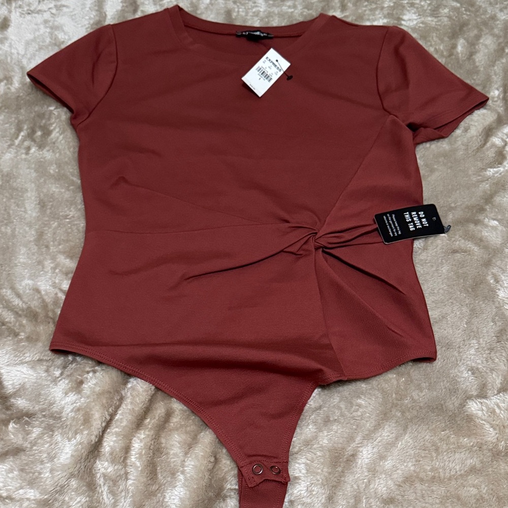 Express Terracotta Women's Bodysuit